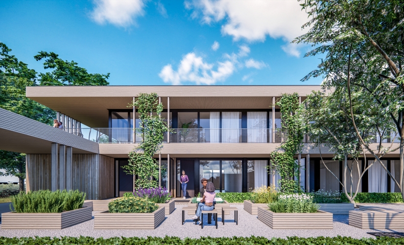 Impressie hofwoningen